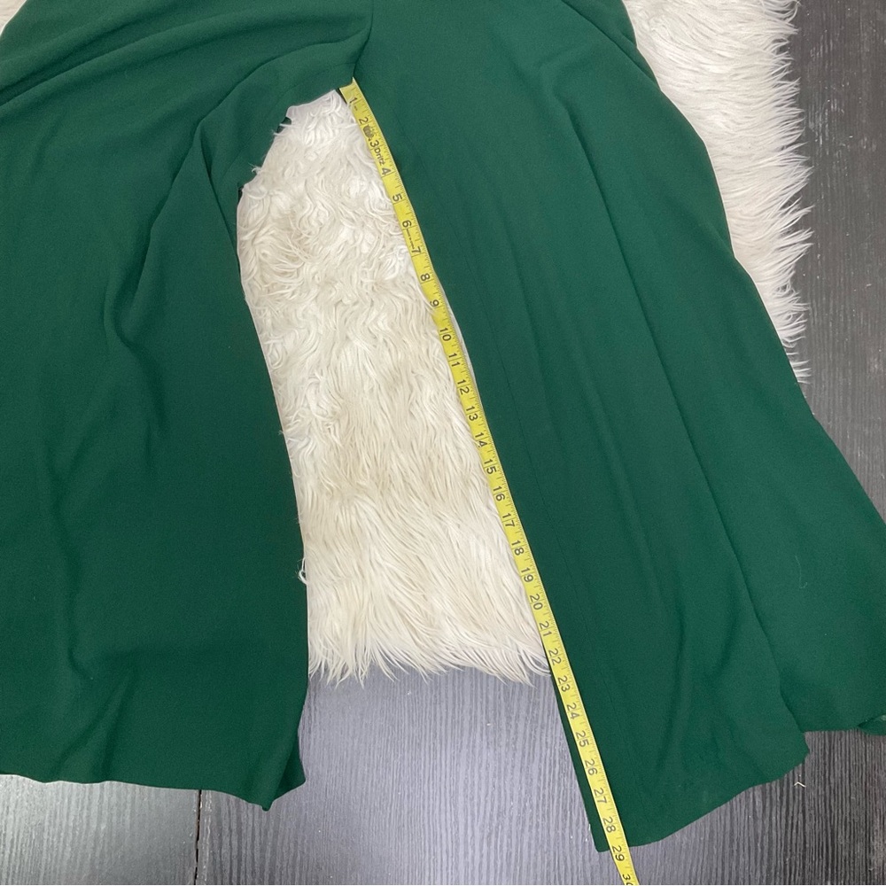 NEW Zara Green Open Back Side Zip Sleeveless Wide Leg Jumpsuit Size S - Picture 13 of 17